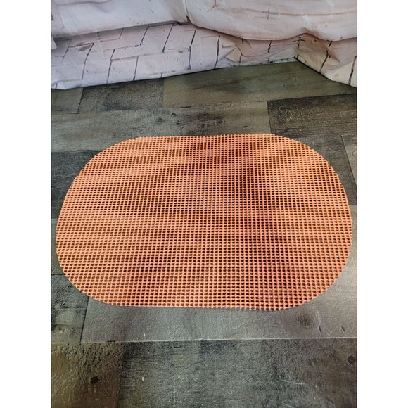 Orange Non slip table shelf placemat decor - Picture 2 of 4